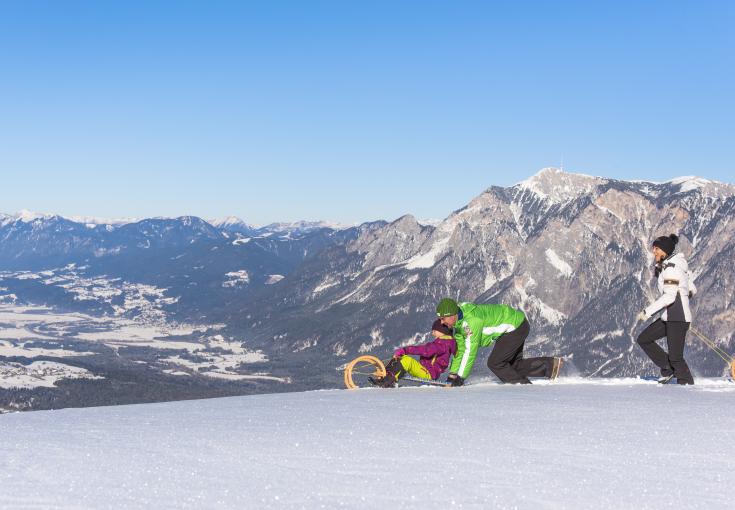 Region Villach Tourismus_Dreiländereck_Rodeln_Franz Gerdl